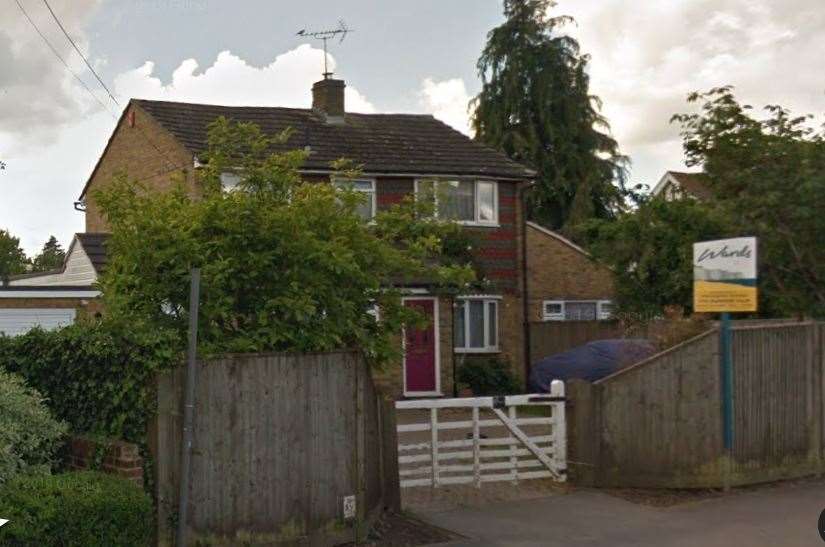 The exisiting building, Chantilly, in Headcorn Road, Staplehurst