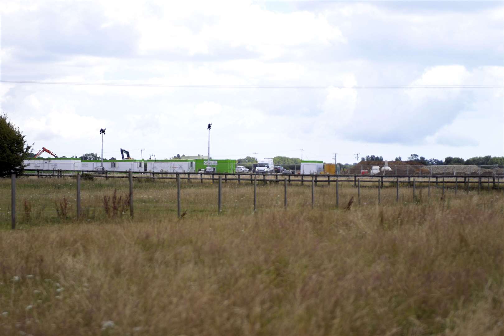 Work has already started at new lorry park in Ashford Picture: Barry Goodwin