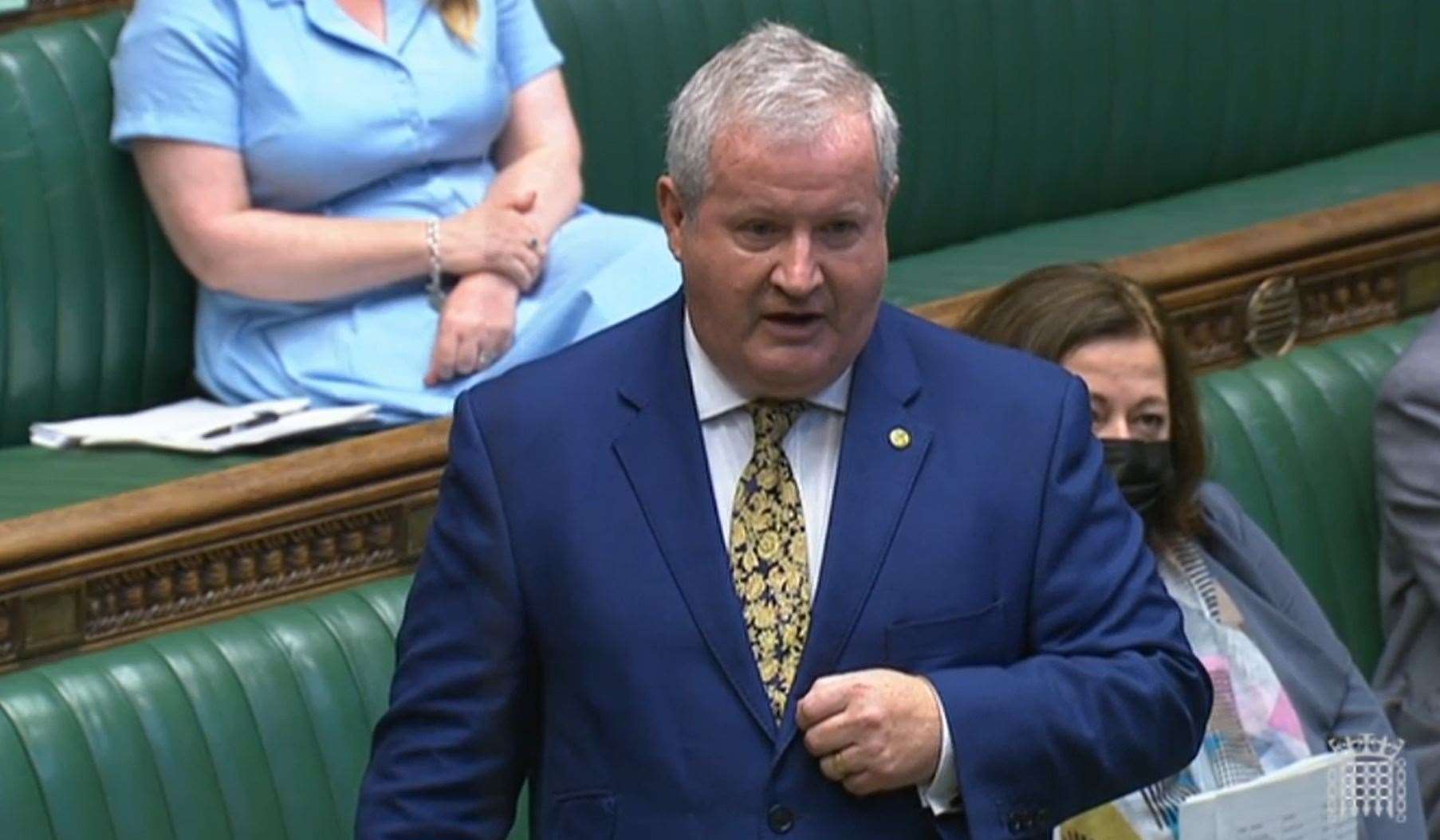 Ian Blackford said ‘the people of Scotland have spoken’ in May’s election (House of Commons/PA)