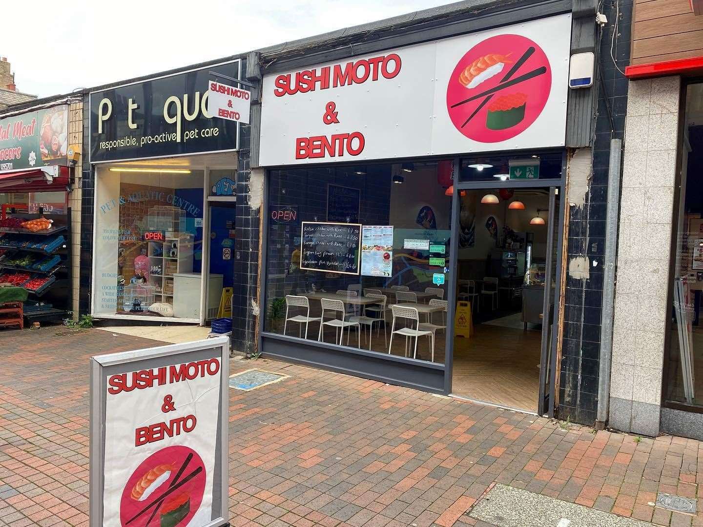 Sushi Moto and Bento is serving customers in Chatham Town Centre. Picture: Sushi Moto and Bento