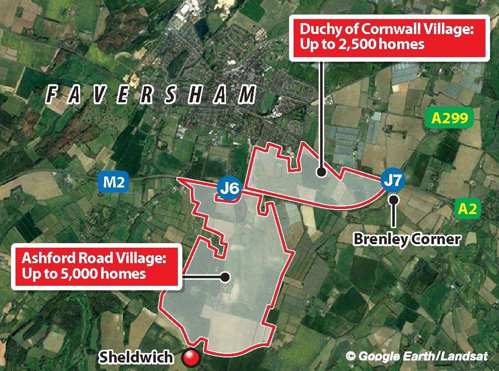 Map showing location of Gladman development (5671473)