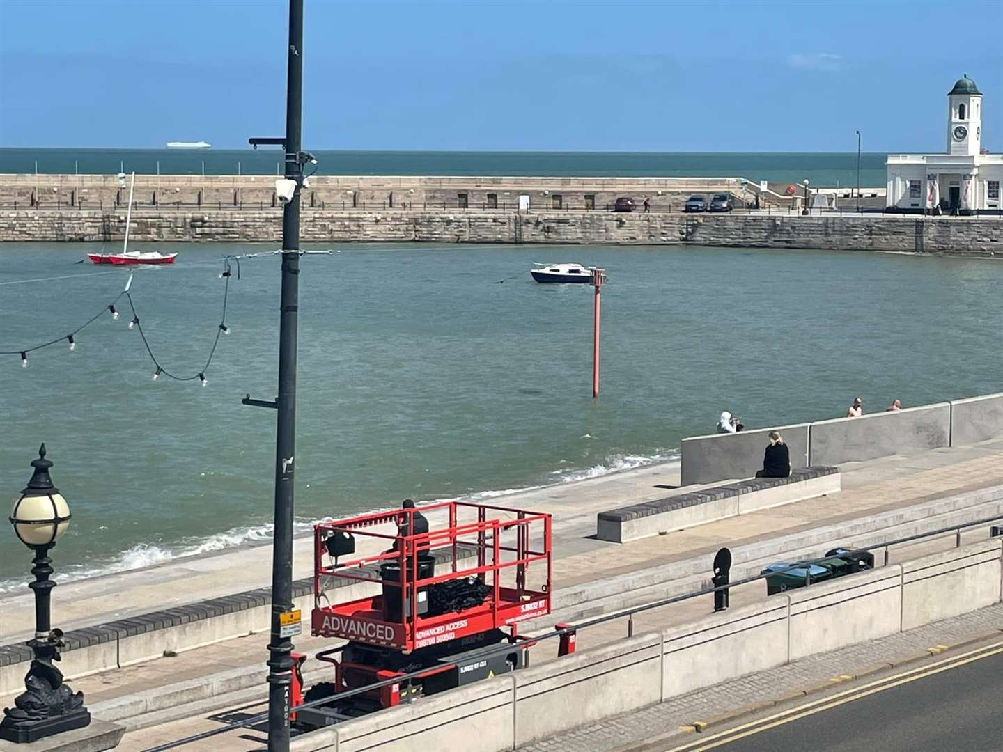 Thanet District Council decided not to keep the lights on Margate seafront following a series of tests. Picture: Paul Marsh