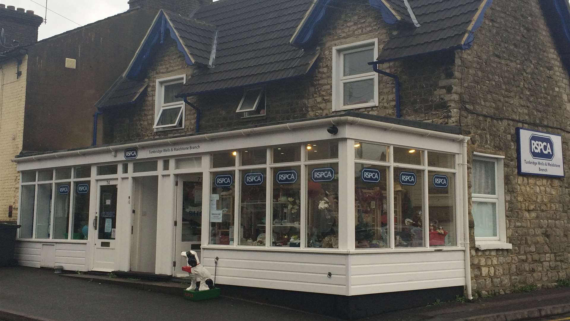 The RSPCA shop and clinic in Wheeler Street