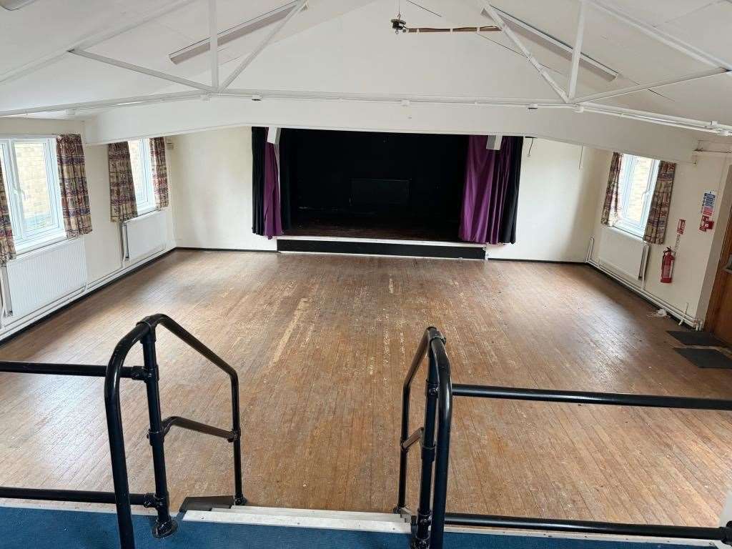 The theatre stage at the centre which auctioneers expect to receive a lot of interest from developers and builders. Picture: Clive Emson