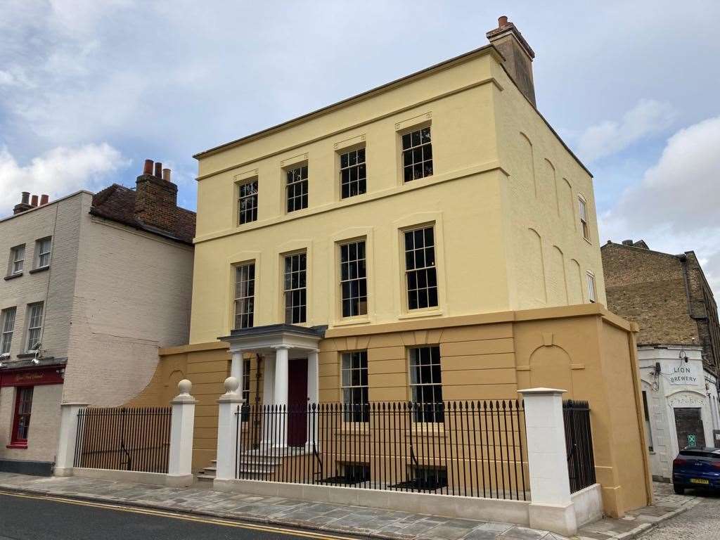 The Grade II listed Georgian mansion has been transformed thanks government funding