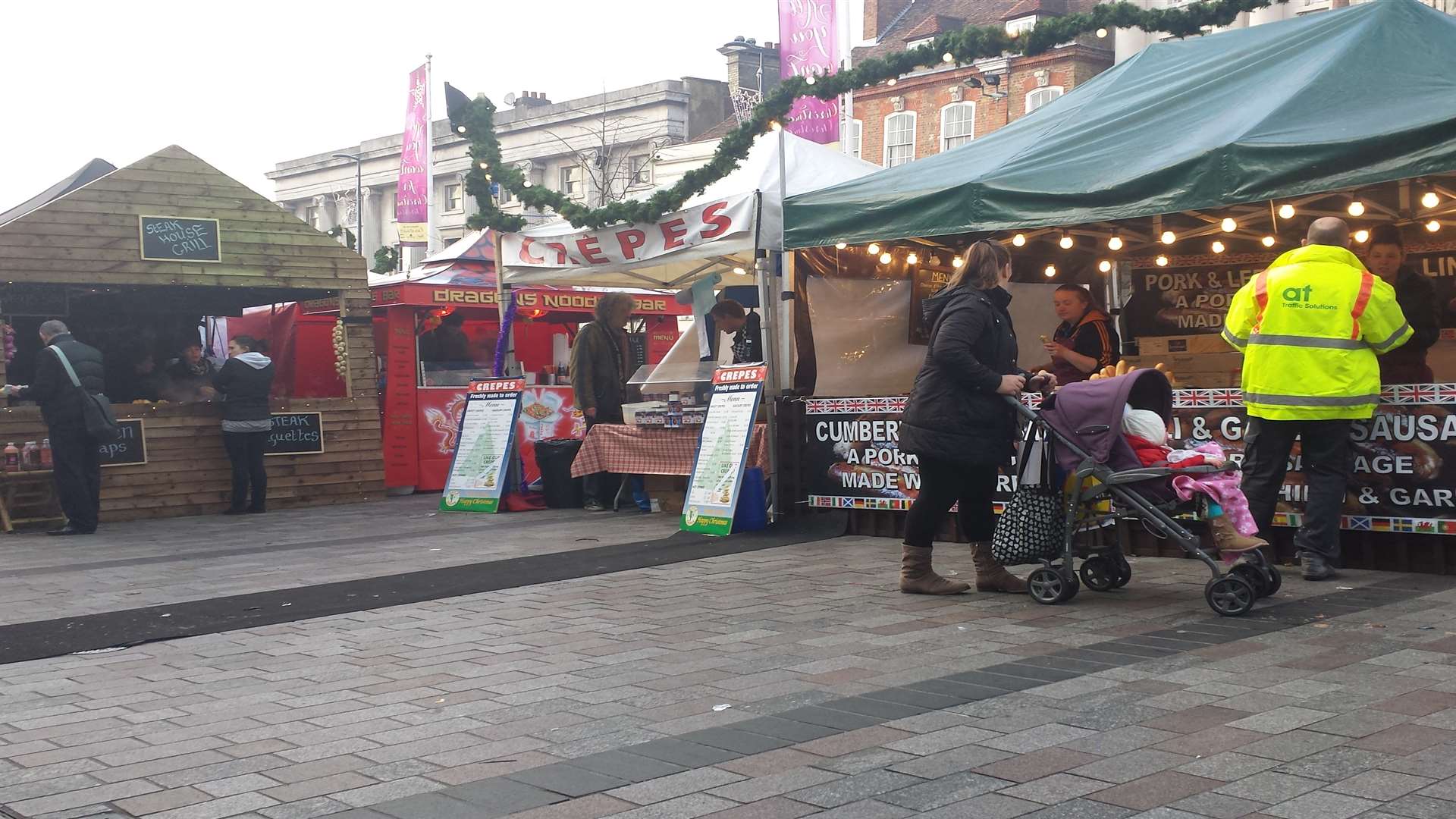 The food stalls