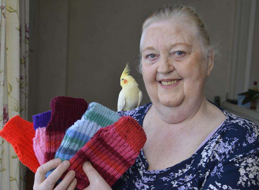 Veronica and Sunbeam with the penguin jumpers