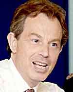 UNDER PRESSURE: Tony Blair