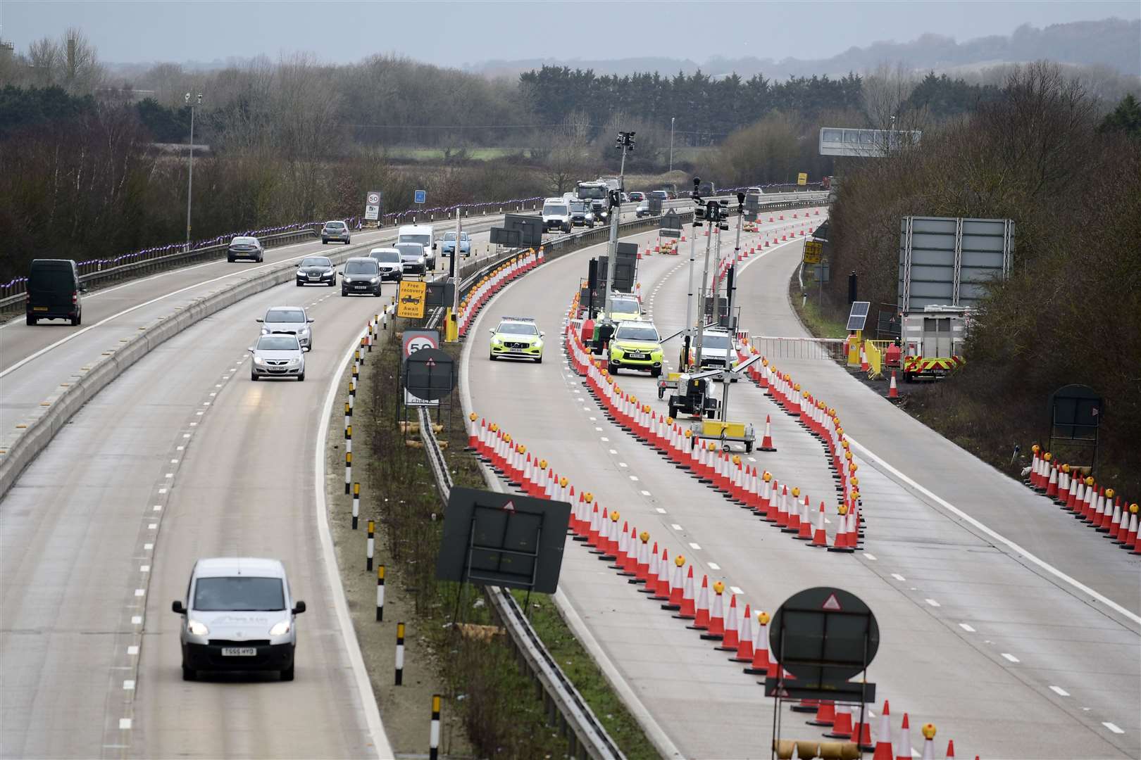 The surge in congestion has failed to materialise since its installation, possibly due to the unforeseen Covid restrictions. Picture: Barry Goodwin