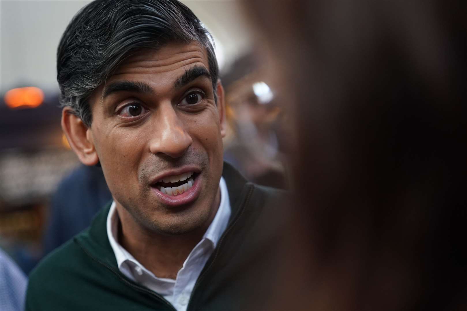 Rishi Sunak said he favoured the second half of the year for a general election (Jacob King/PA)