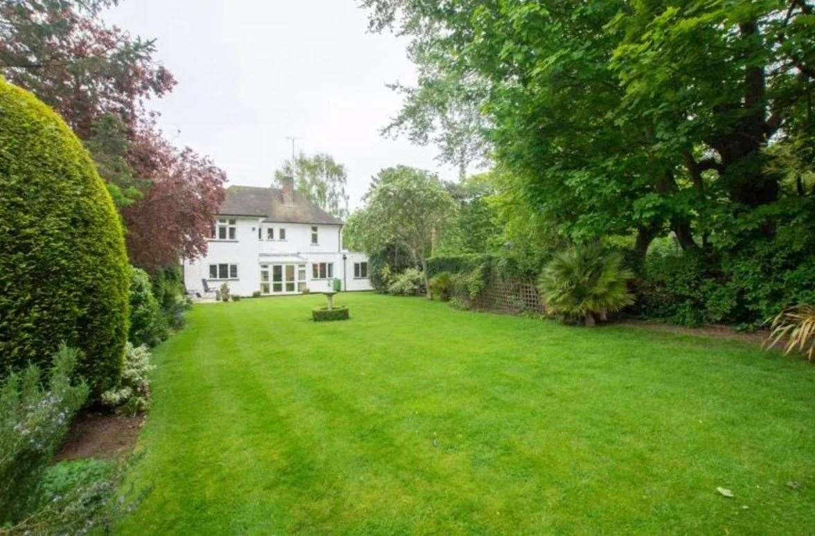 The expansive rear garden. Picture: Zoopla / Colebrook Sturrock
