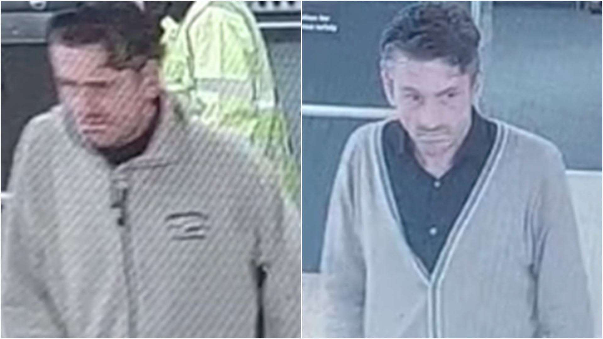 Police would like to speak to this man in connection with a spate of suspected thefts from the Asda in Swanley. Picture: Kent Police