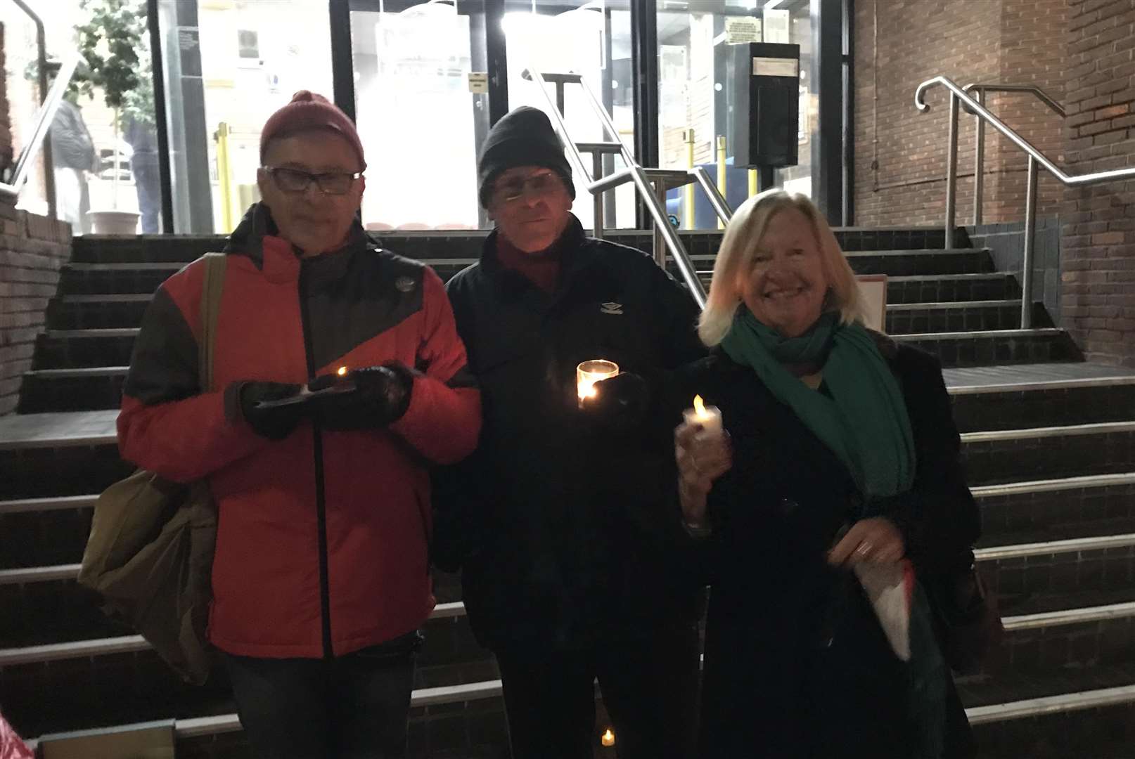 Supporters at the vigil (5585851)