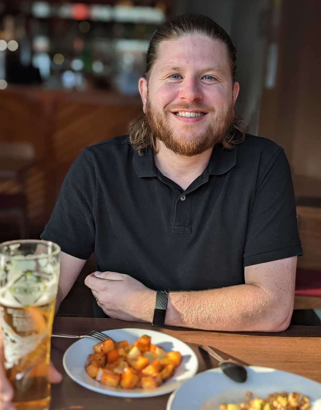 Reporter Rhys Griffiths at Everest in Cheriton High Street