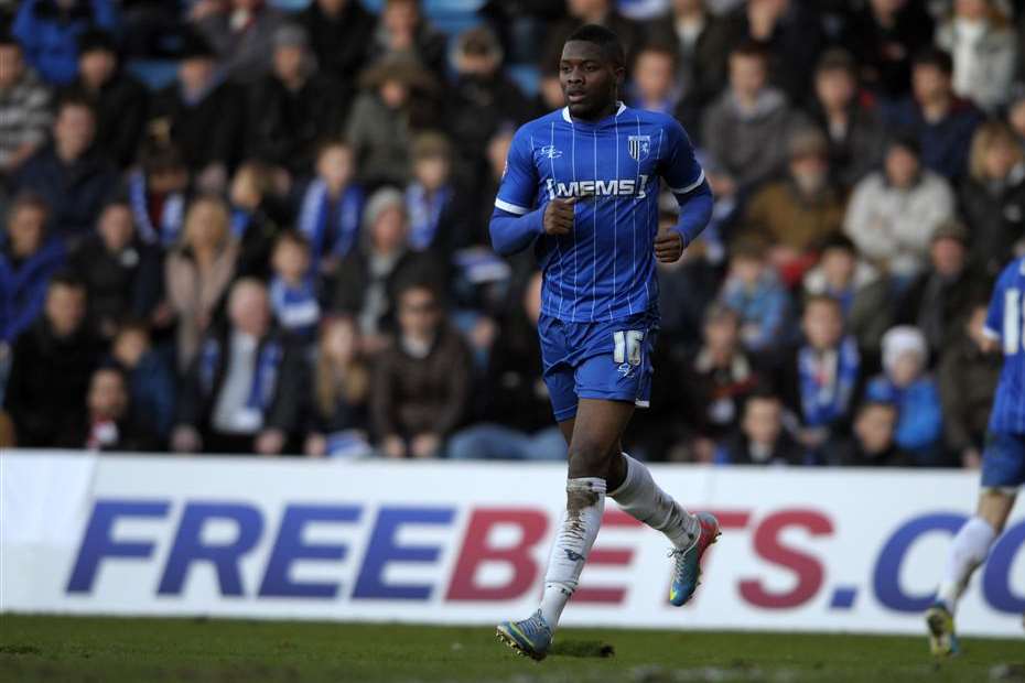 Antonio German came on for the Gills in the recent Leyton Orient game