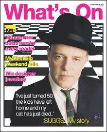 Suggs stars on this week's What's On cover