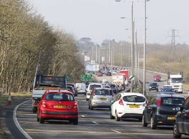 Part of the A249 is currently closed. Stock picture.