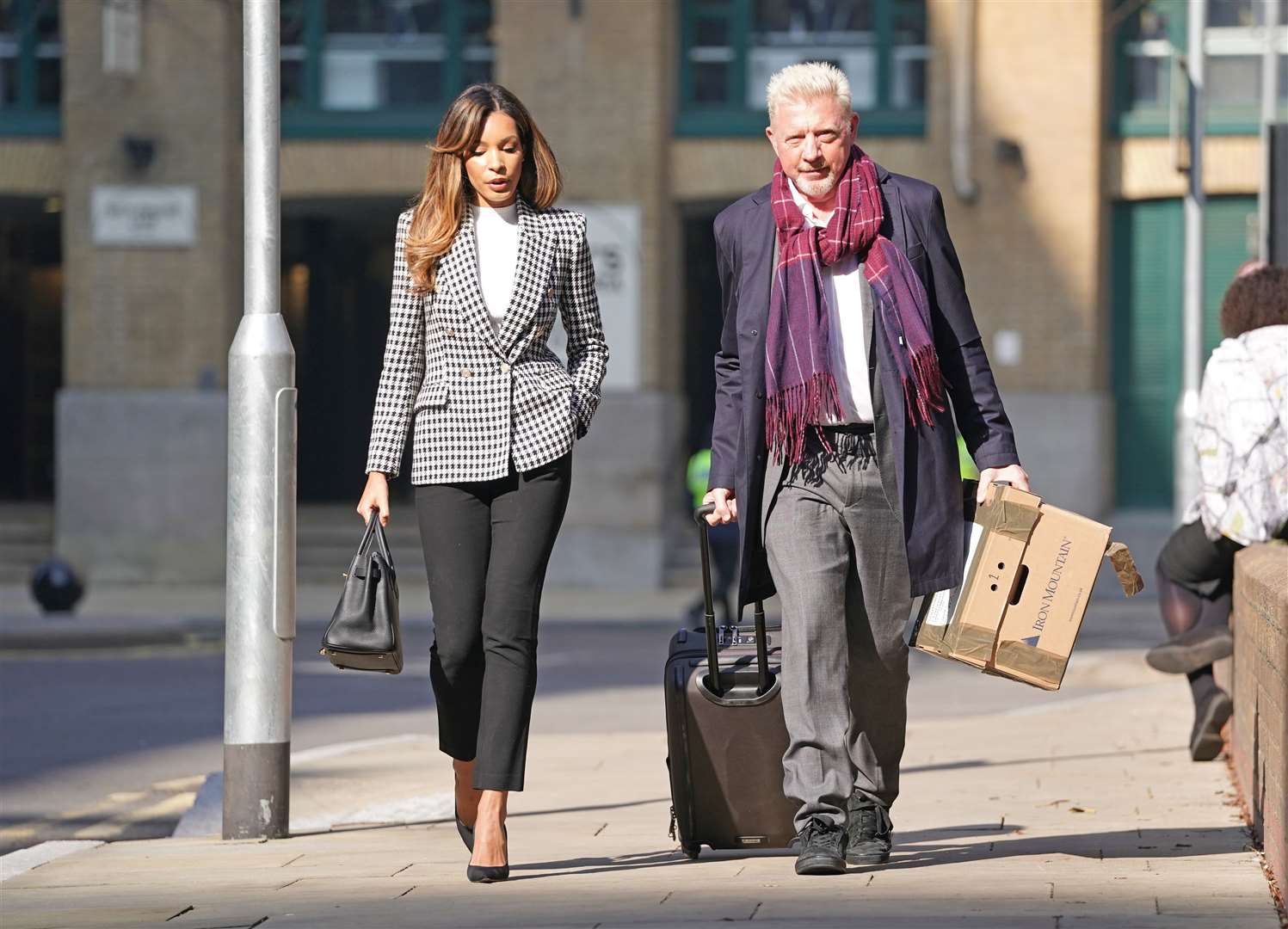 Boris Becker arrives at Southwark Crown Court (Kirsty O’Connor/PA)