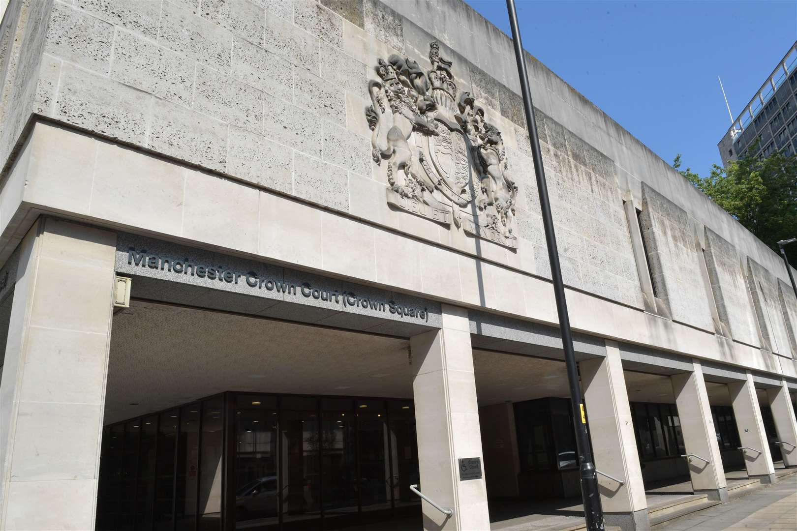 The case is being heard at Manchester Crown Court (Anthony Devlin/PA)