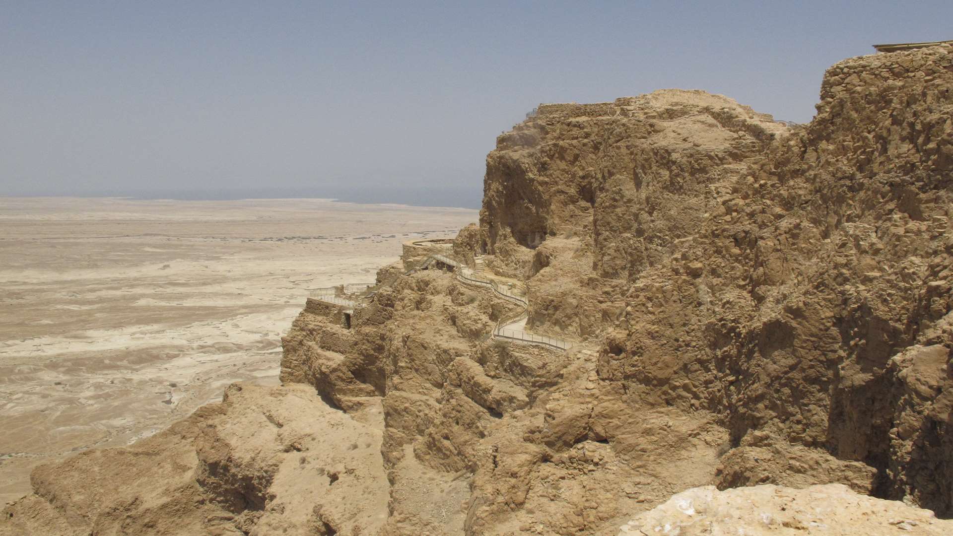 View from the fortress where King Herod's grand palaces once stood. Picture: Suz Elvey