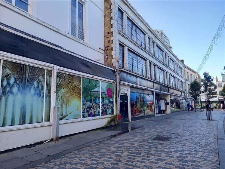 The former Debenhams store in Canterbury