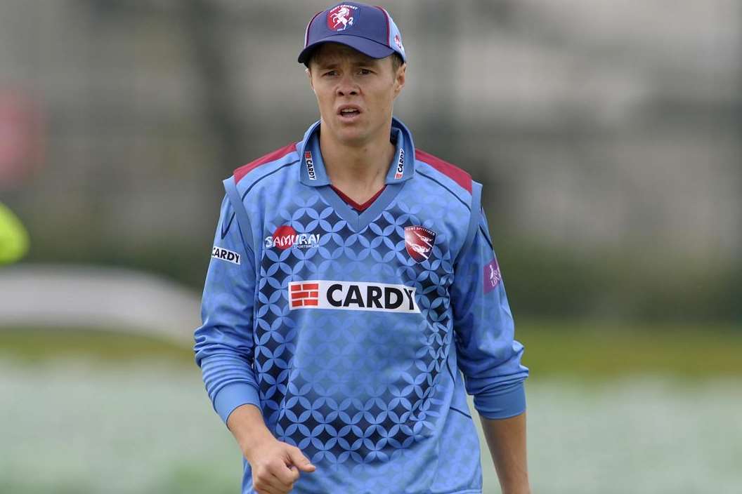 Fabian Cowdrey scored a career-best 75 off 87 balls in the Royal London One-Day Cup clash with Surrey at the Kia Oval on Tuesday night.