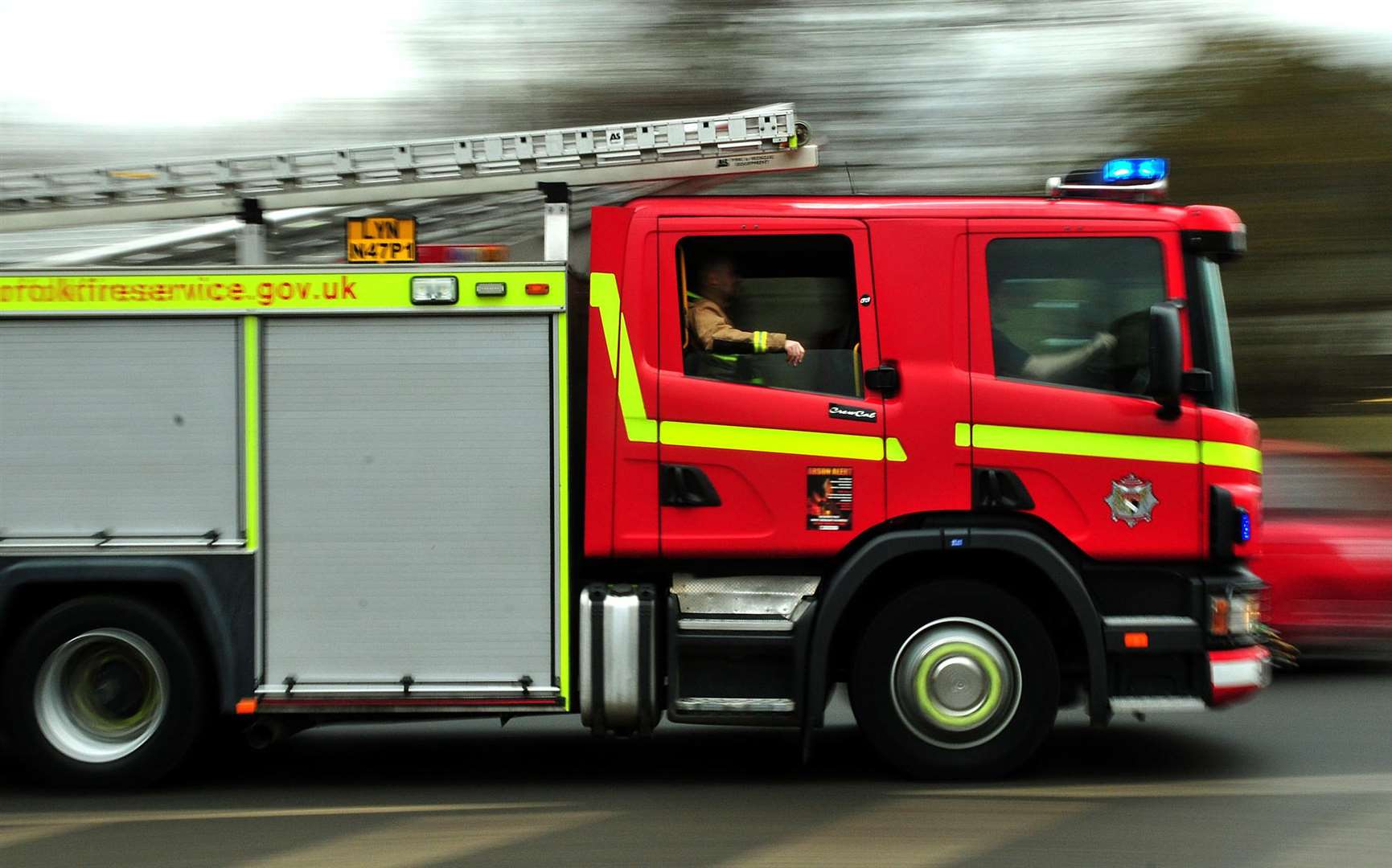 Fire crews were called to Millmead Road, Margate. Stock image