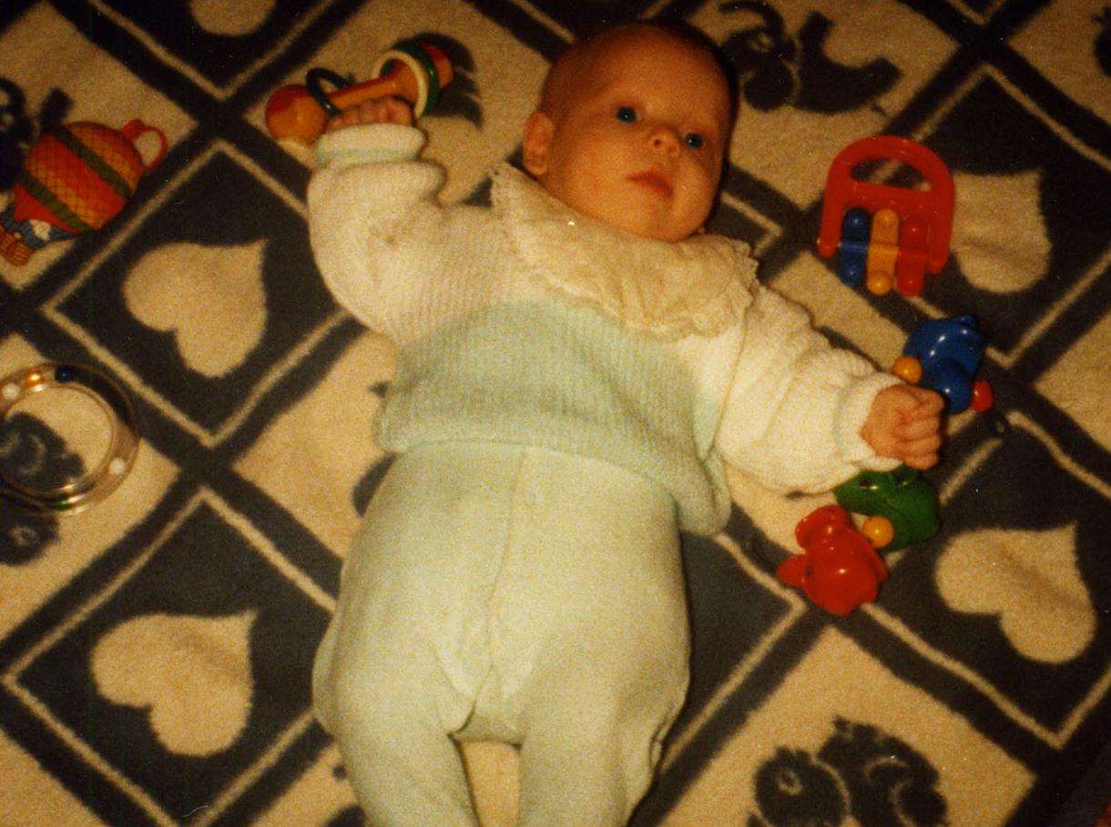 Jamie aged five months