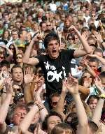 Crowds at last year's Big Weekend, in Preston. Picture: BBC