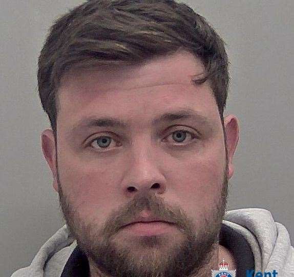 Everhurst has been jailed after urinating through the letterbox of his former partner's home in Gravesend. Photo: Kent Police