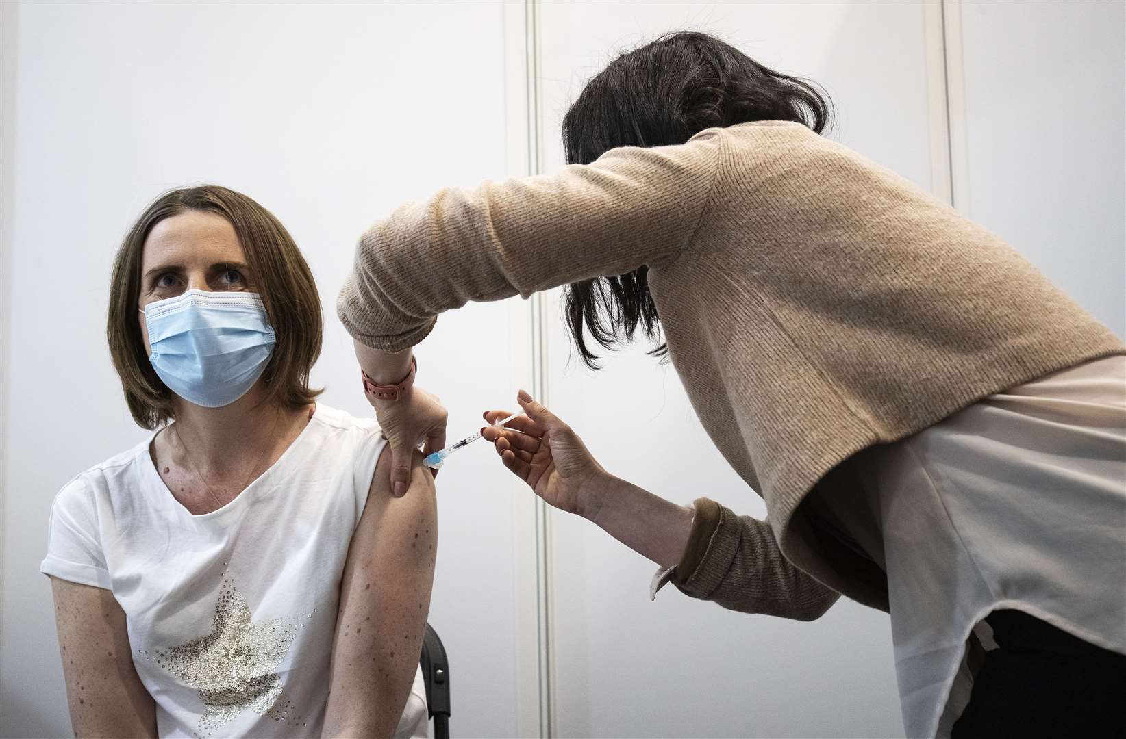 The vaccine rollout has seen more than 18 million people inoculated (Brian Lawless/PA)