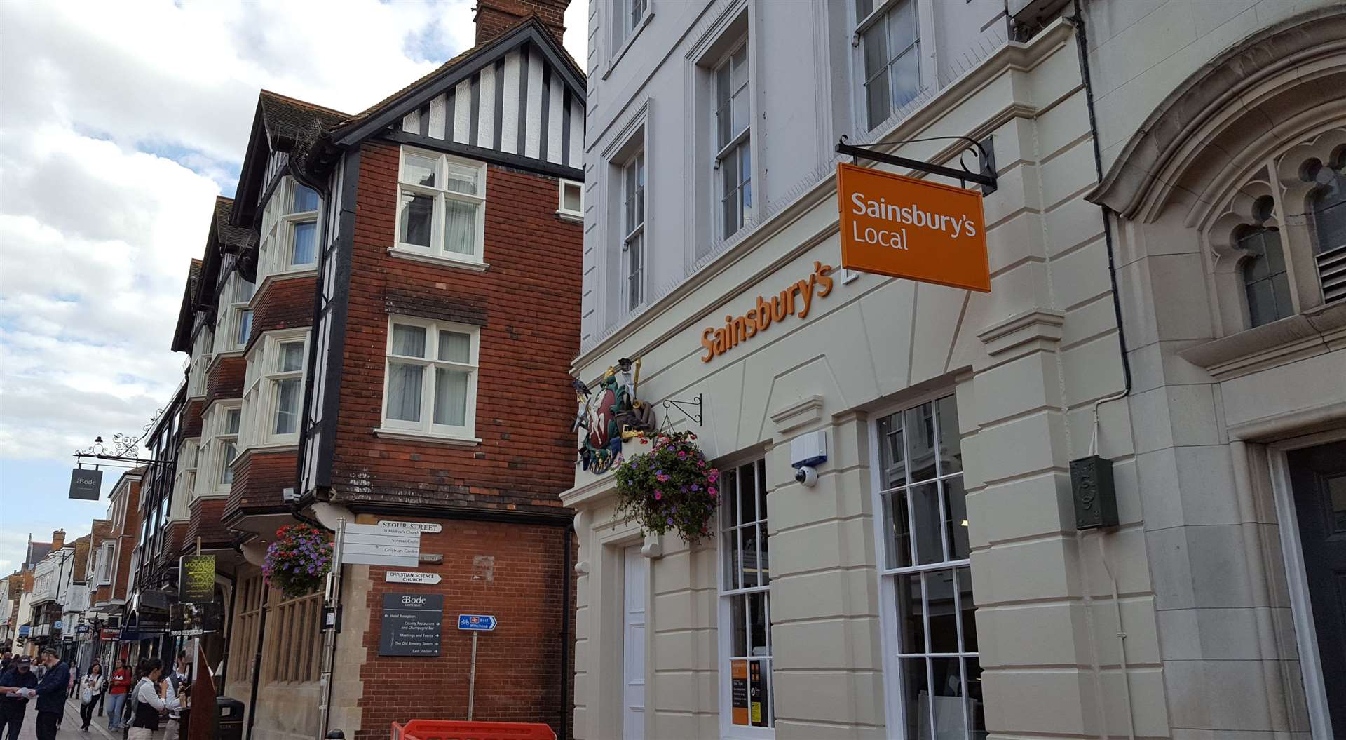 The new Sainsbury's store is opening in Canterbury High Street today (16006395)
