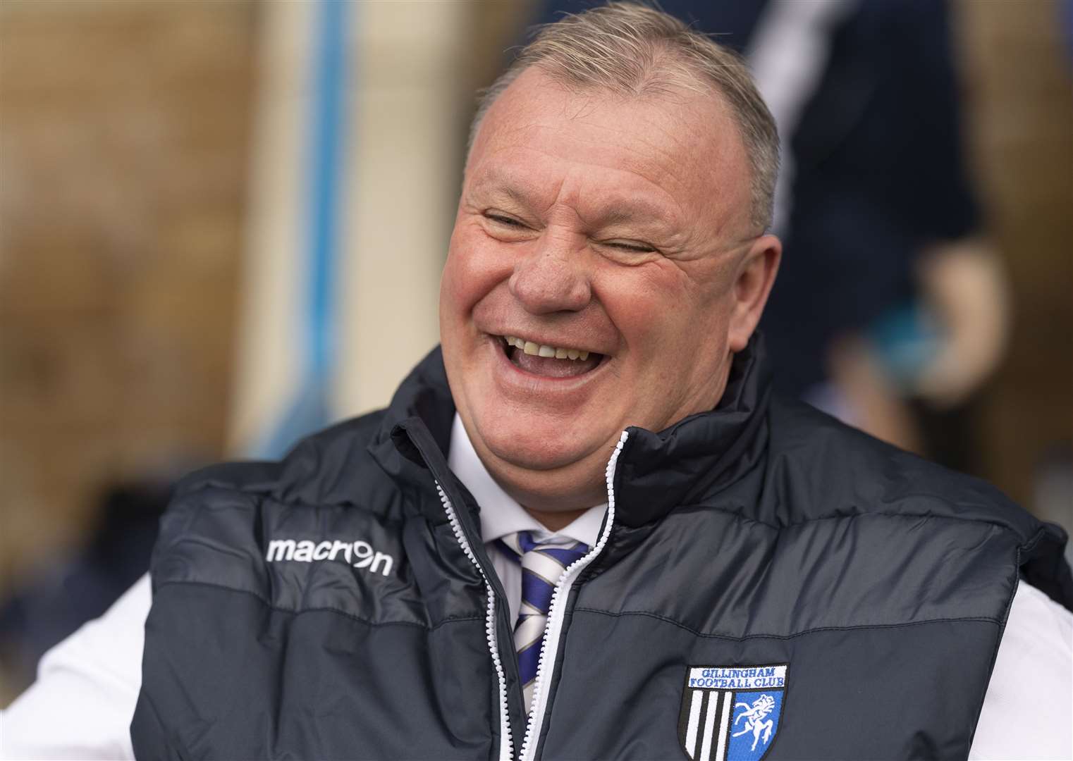 Gillingham manager Steve Evans enjoyed Friday's training after Scotland's Euro 2020 qualification Picture: Ady Kerry