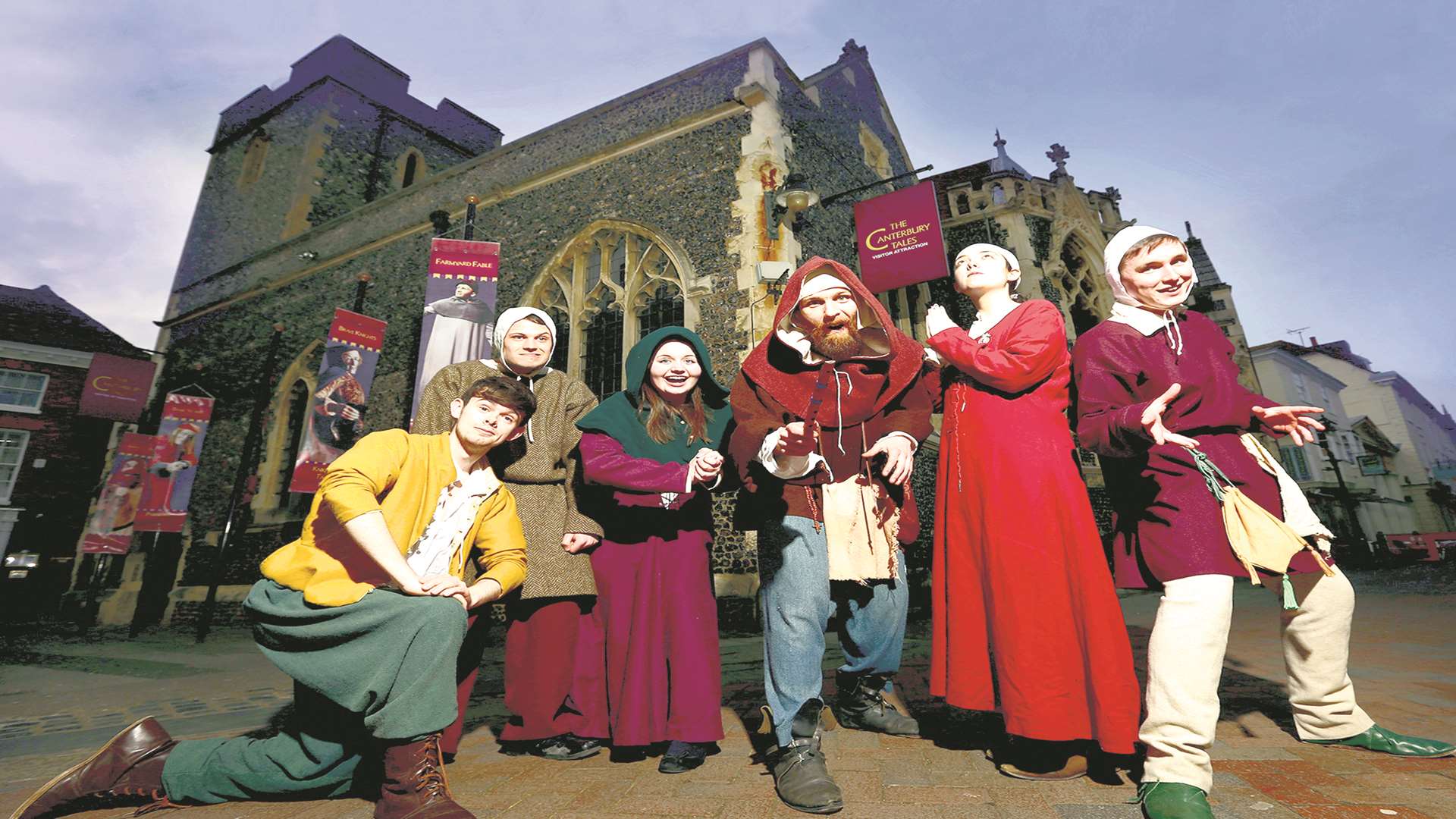 Take an interactive tour through Chaucer's tales, meeting costumed characters and pilgrims along the way