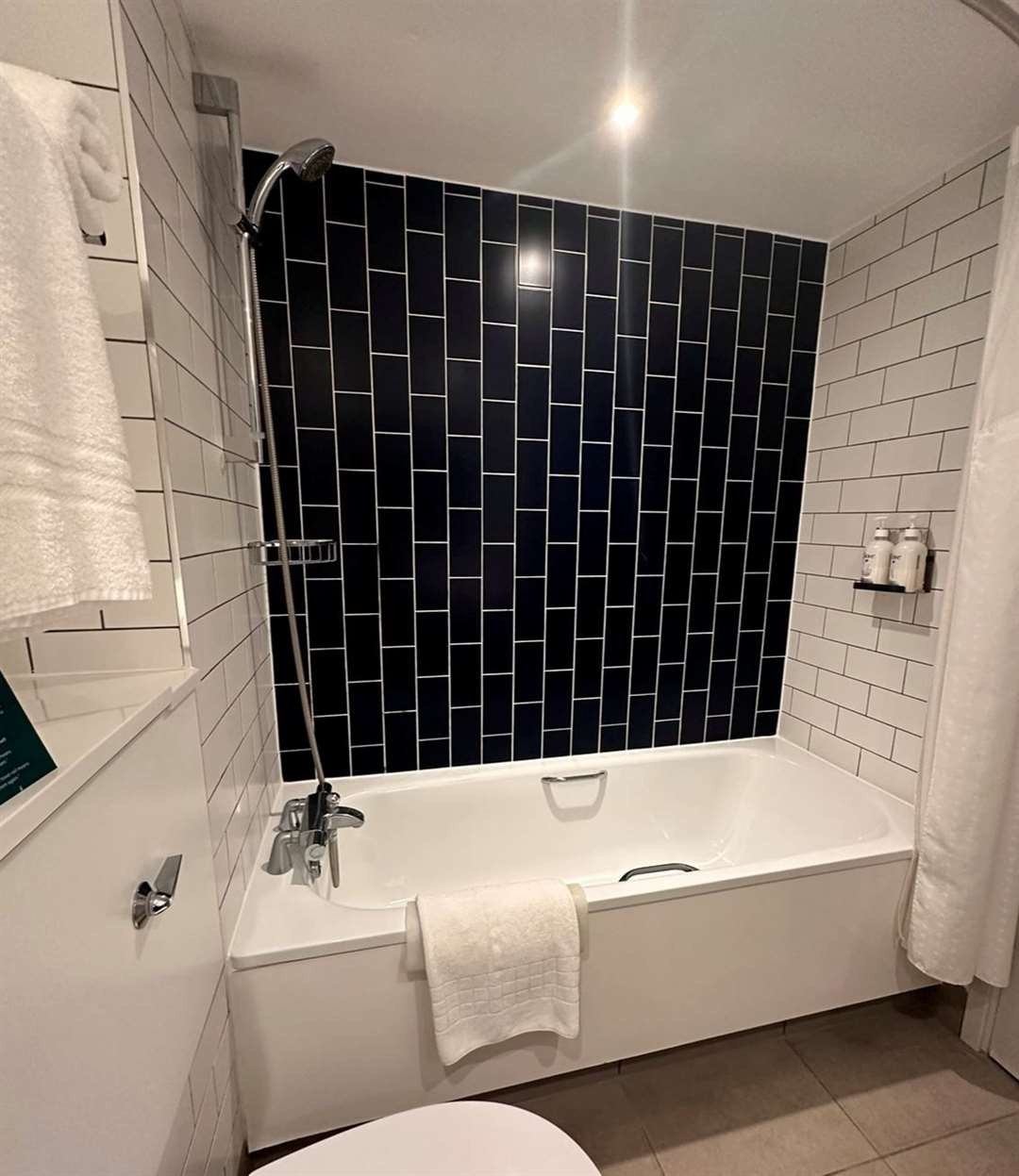 The new bathroom after renovation