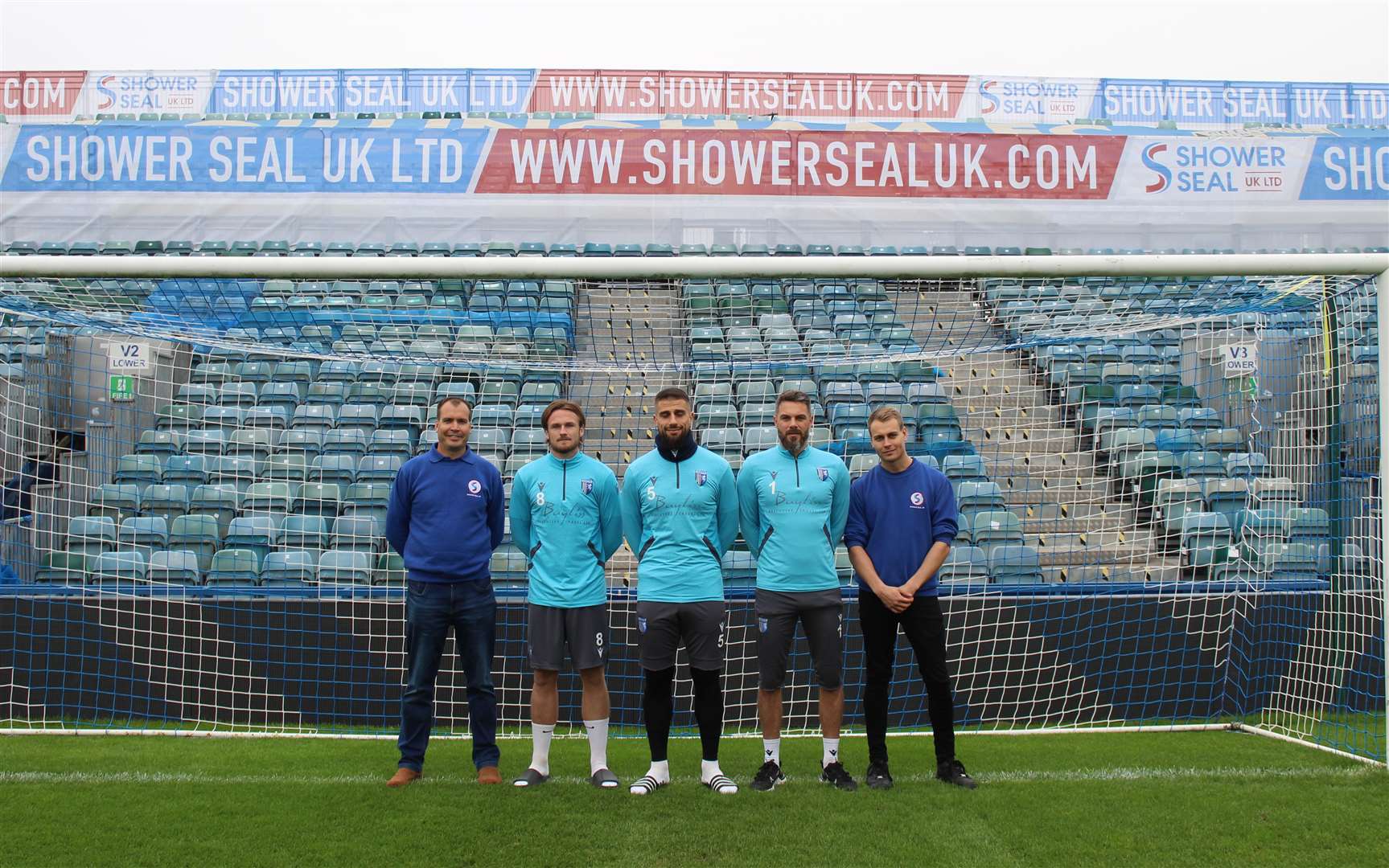 Shower Seal UK are sponsoring Gillingham's Town End for the next five years Picture: GFC