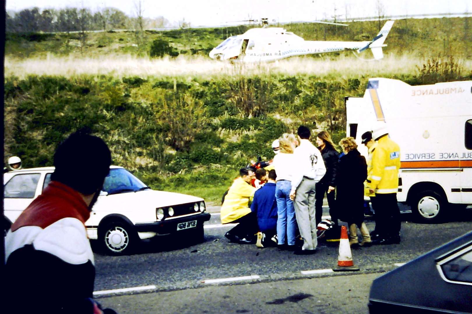 The air ambulance first launched in 1989 (24170209)