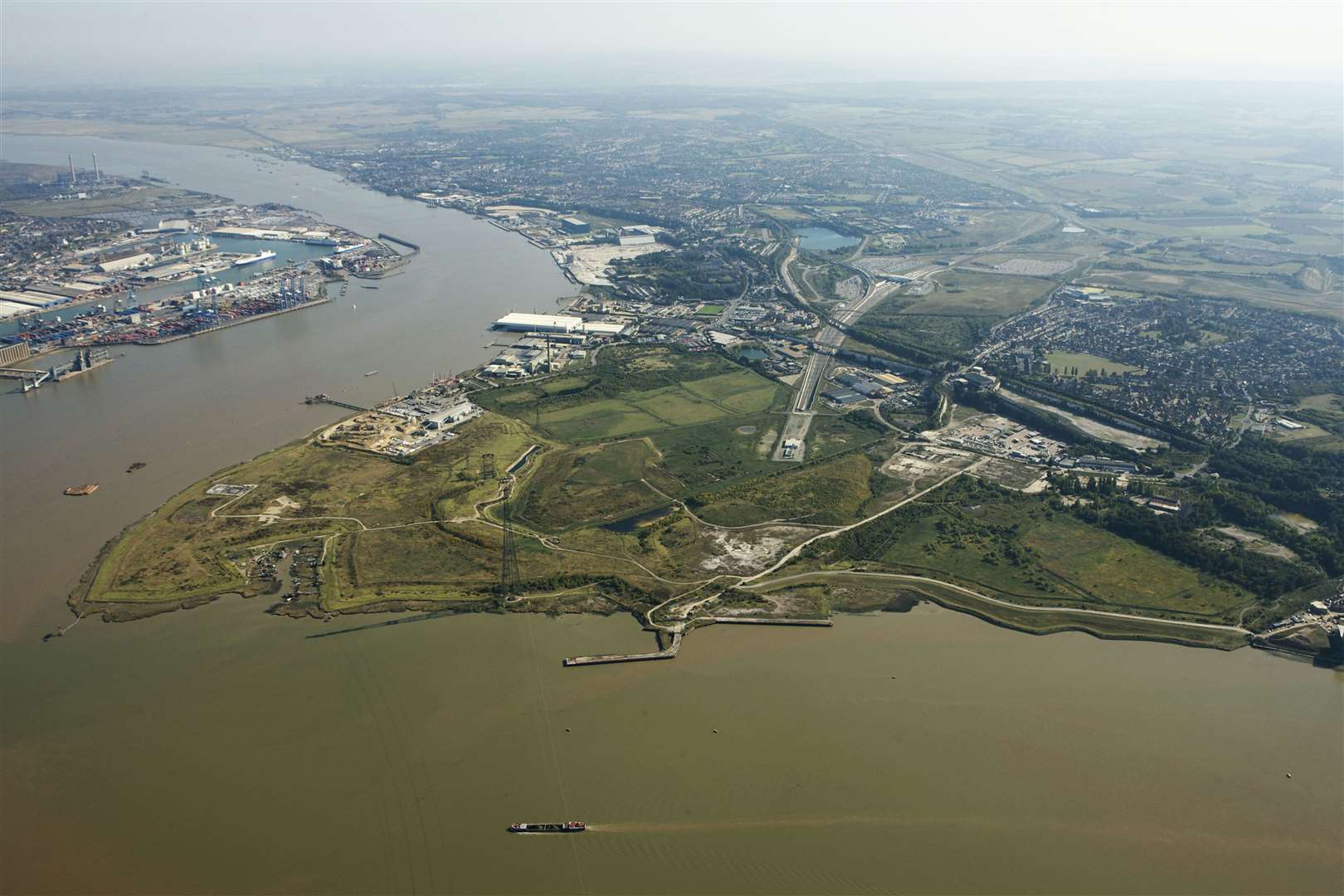 The London Resort is proposed for the Swanscombe Peninsula. Picture: EDF Energy