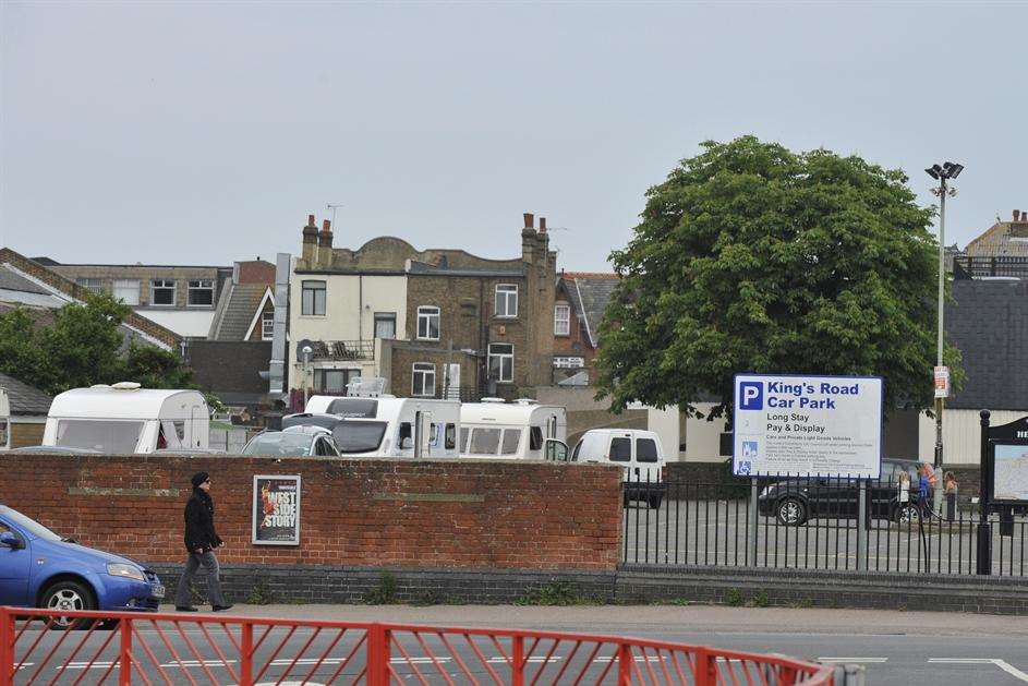 The King's Road car park is due to become a new Aldi supermarket