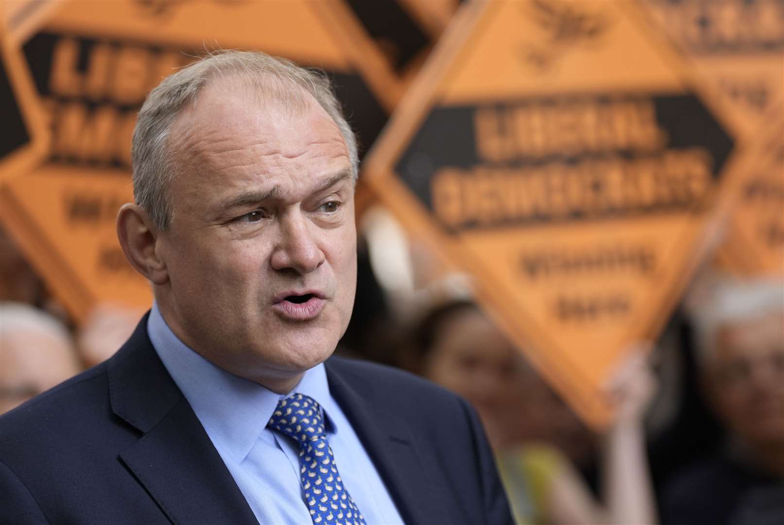 Liberal Democrat leader Sir Ed Davey will be back on the campaign trail (Andrew Matthews/PA)