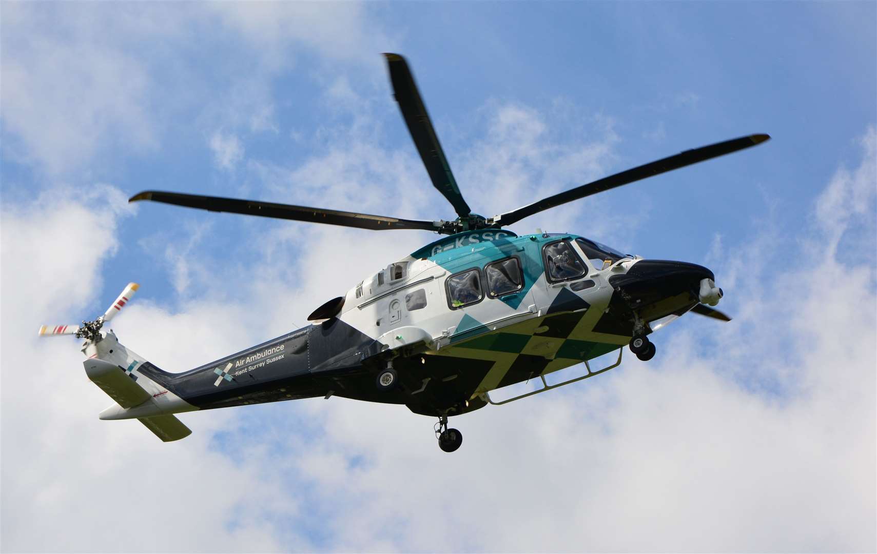 Kent, Surrey and Sussex Air Ambulance was called to Chatham town centre. Stock picture: KSS