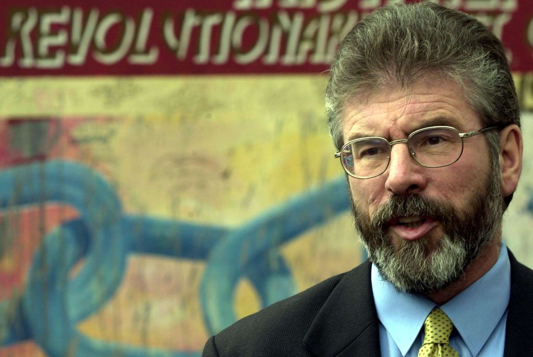 Gerry Adams was Sinn Fein president in 1990 (Haydn West/PA)