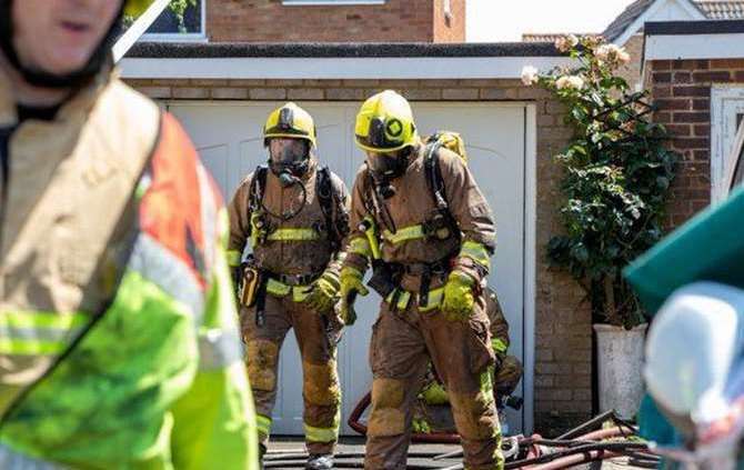 Two fire crews were called to the scene. Picture: Stock image