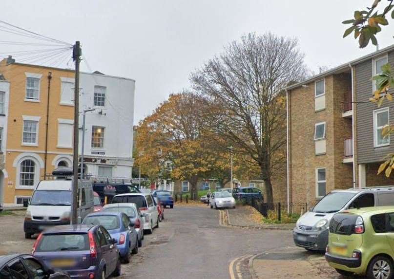 Police closed down a flat in Camden Square, Ramsgate. Picture: Google