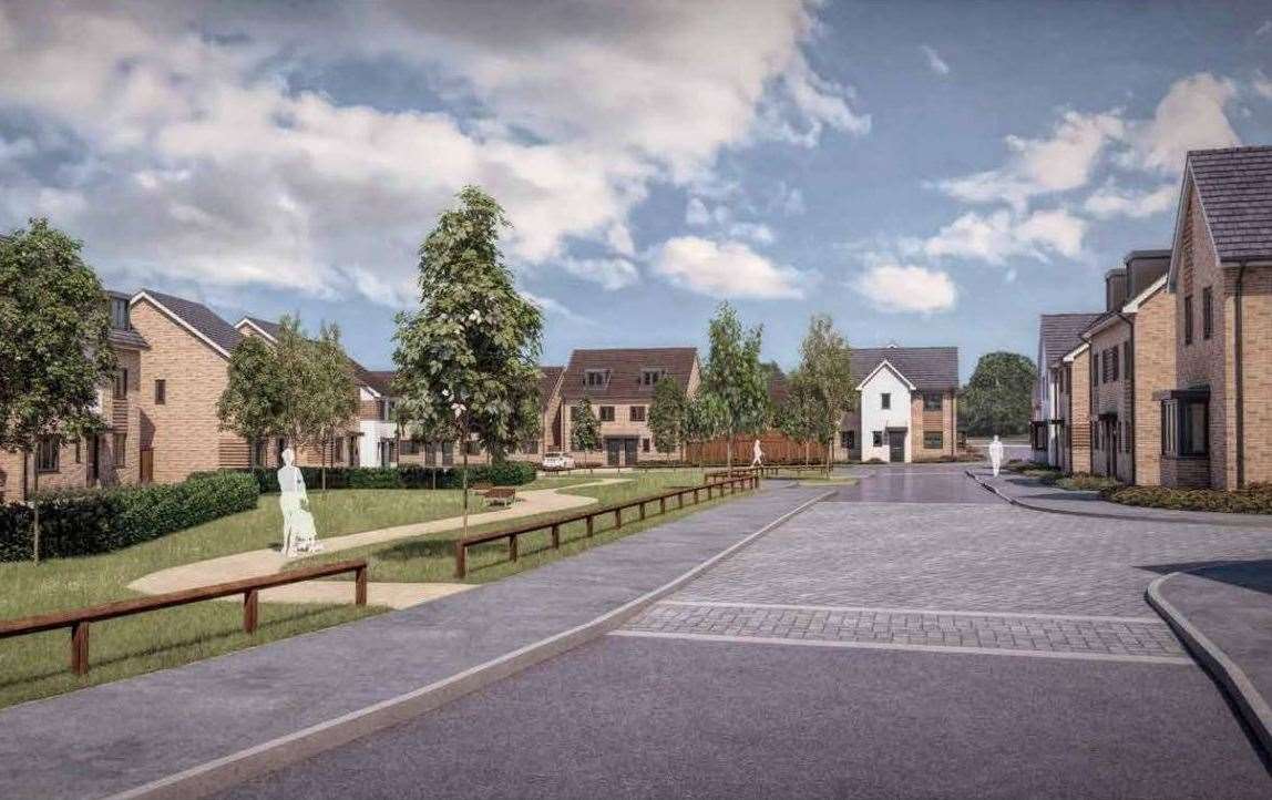 An artist's impression showing what part of the proposed development off Belgrave Road, Halfway, could look like. Picture: Keepmoat Homes