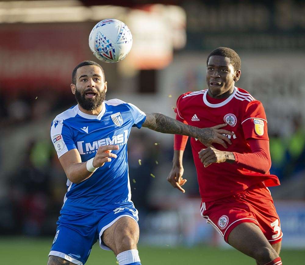 Accrington Stanley v Gillingham match action Picture: Ady Kerry (20207494)