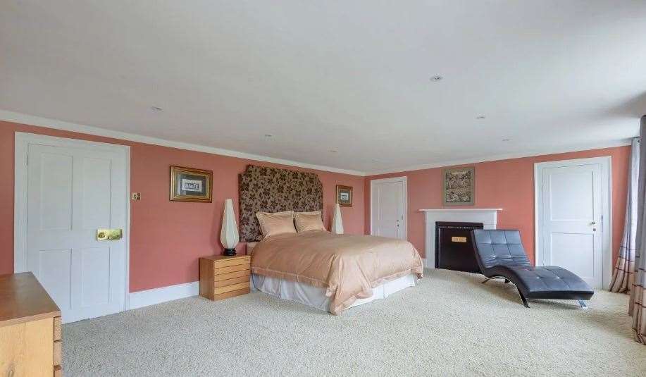 A number of bedrooms inside the property look out over the docks. Picture: Fine and Country