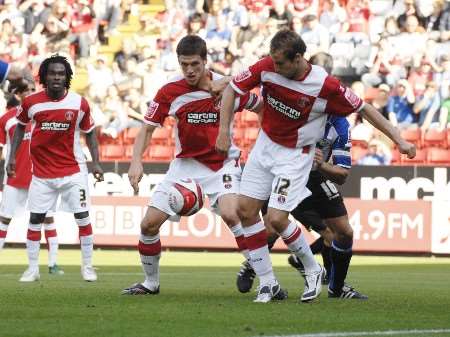 Despite opening the scoring with a goal from Luke Varney, Charlton were unable to secure all three points. Picture: Barry Goodwin