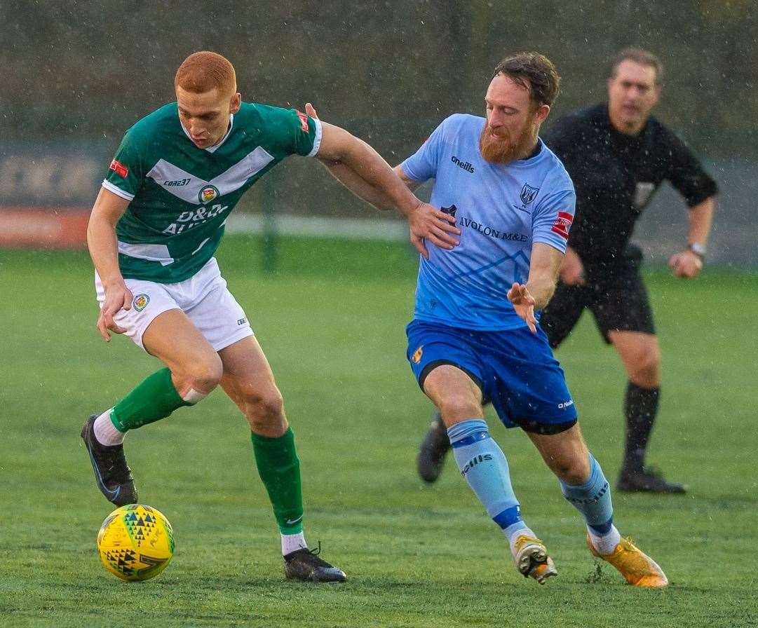 Tashi-Jay Kwayie scored for the third game running as Ashford drew with Lancing Picture: Ian Scammell