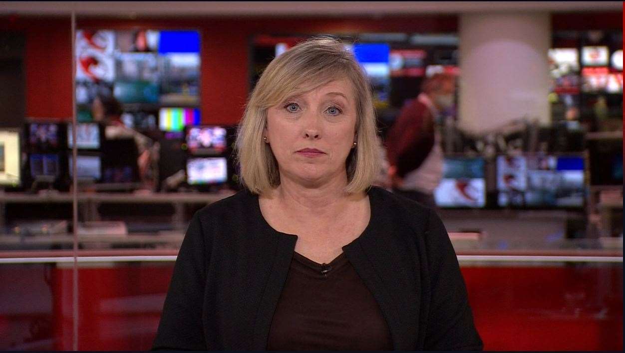 BBC Presenter Appears To Fight Back Tears As She Announces Philips Death
